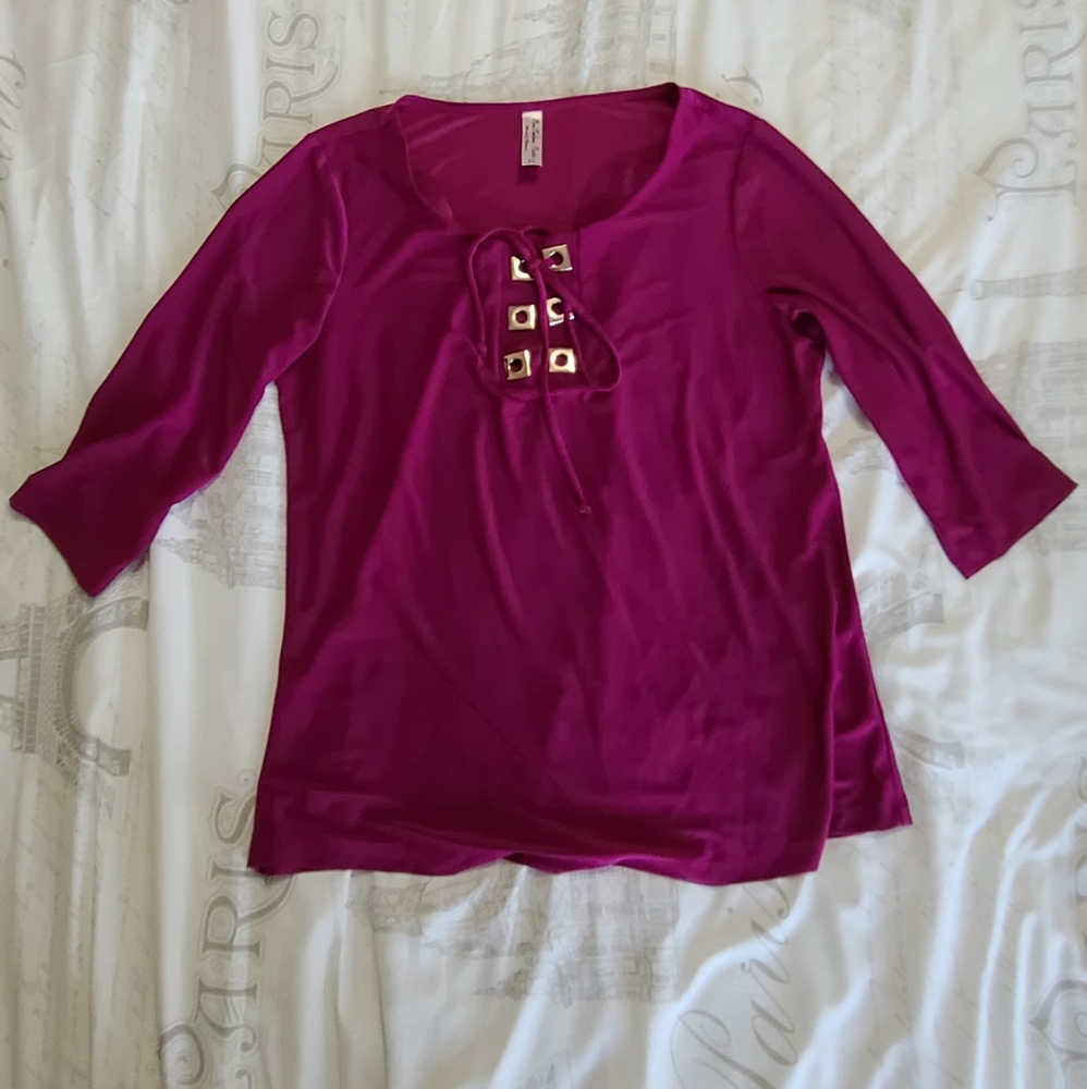 Purple shirt